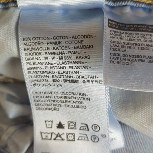 Levi’s Wedgie Skinny Jeans Raw Hem Button Fly - Picture 15 of 15